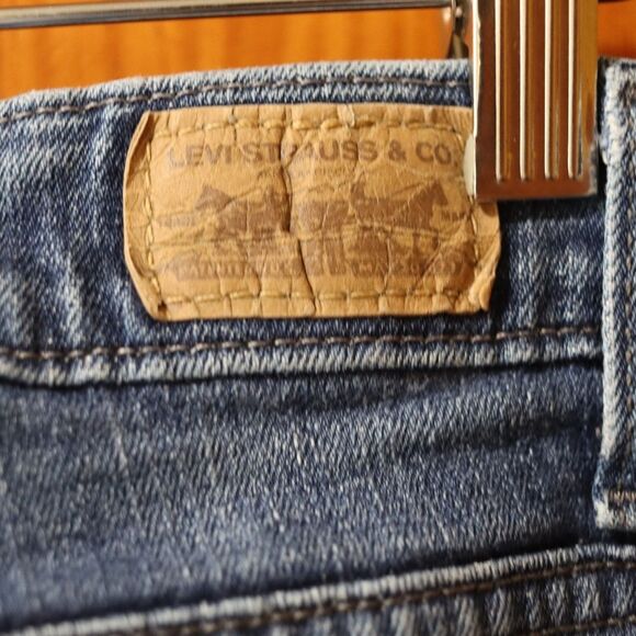 Levi’s Mid Rise Skinny Leg Jeans Women’s Blue Denim Size 10M – Made in Mexic - Picture 12 of 13